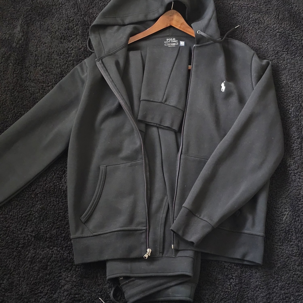 Polo by Ralph Lauren Charcoal Hoodie and Joggers